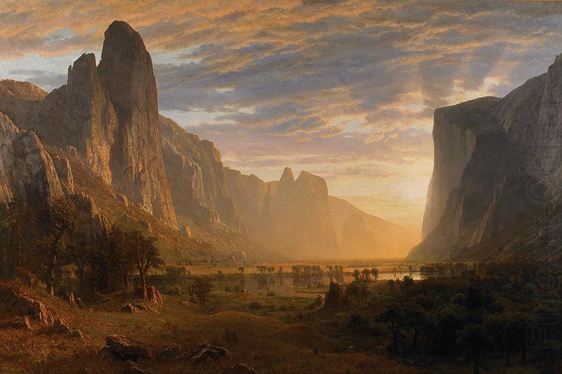Albert Bierstadt Looking Down Yosemite Valley, California china oil painting image